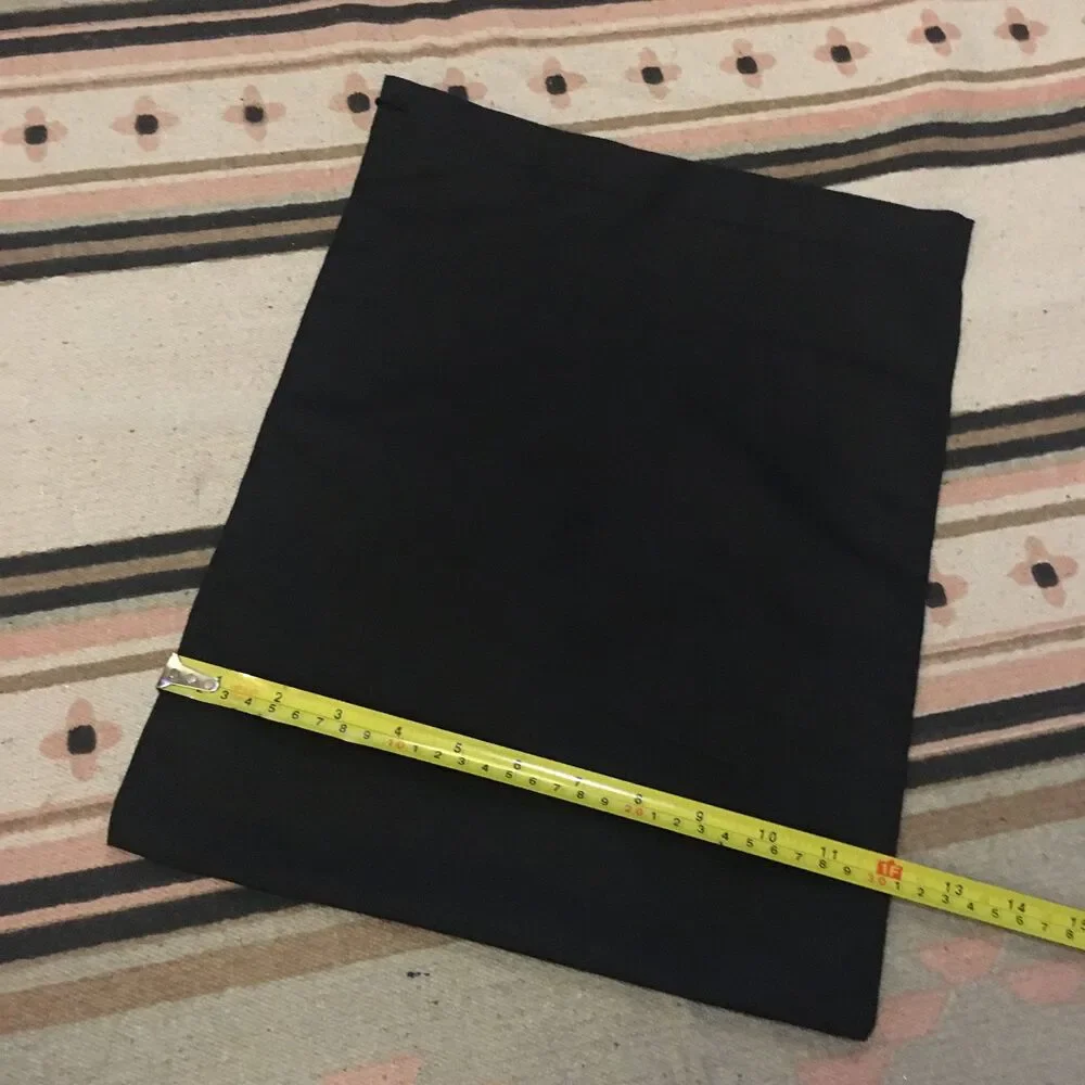 22elieve Black drawstring dustbag new 12” x 15”